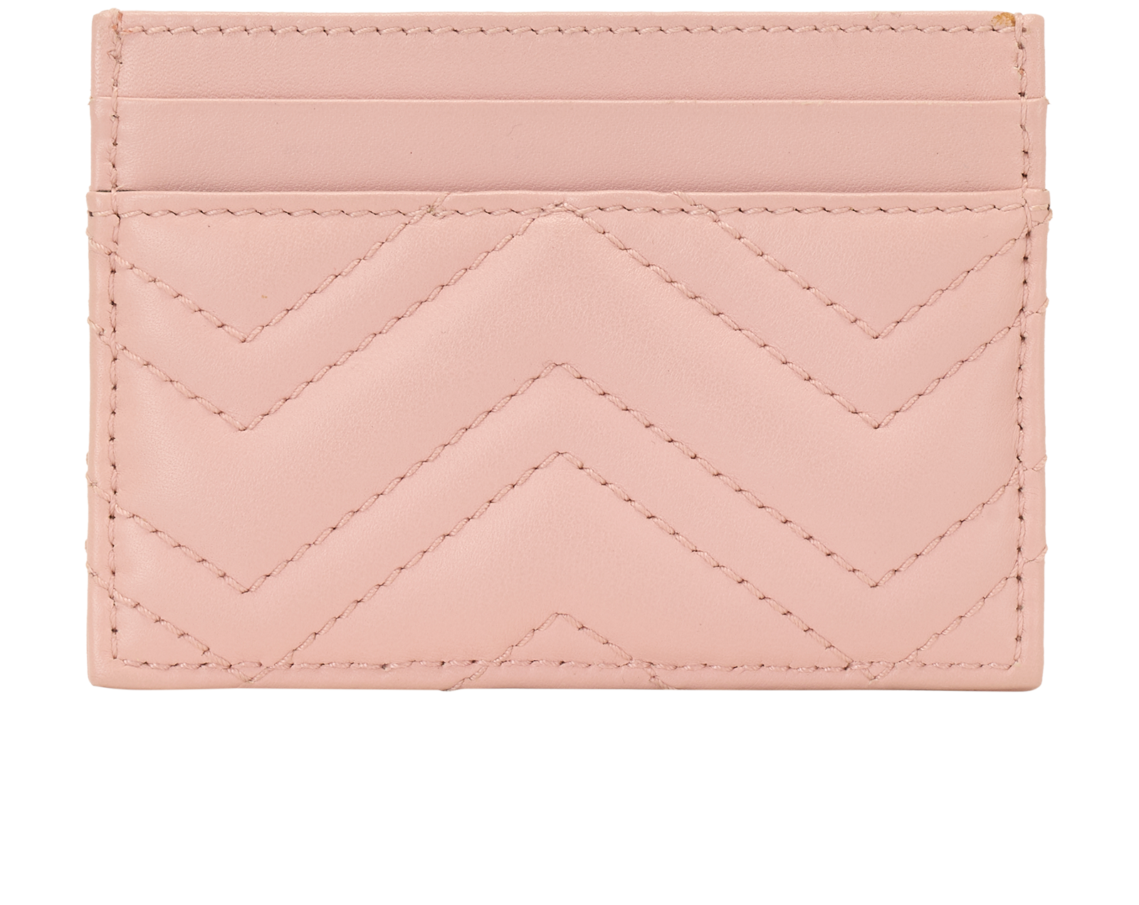 Gucci GG Marmont Card Case, &pound;175, Accessories, Pink, Leather, Back view